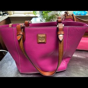 Dooney & Bourke Pink Fuscia Lexington Tote